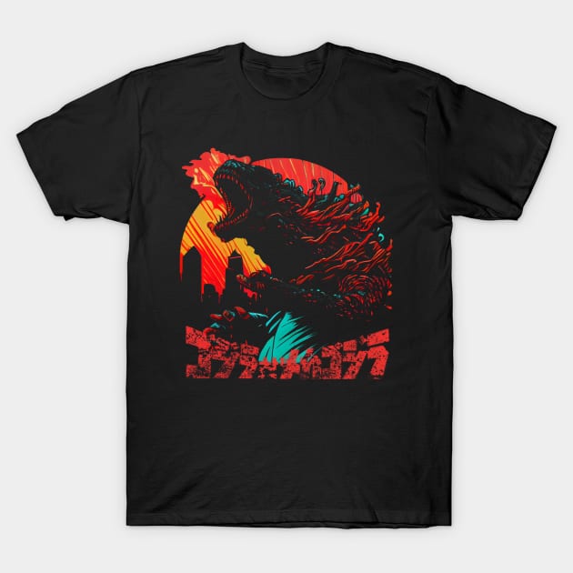 Attack on Godzilla T-Shirt by gblackid